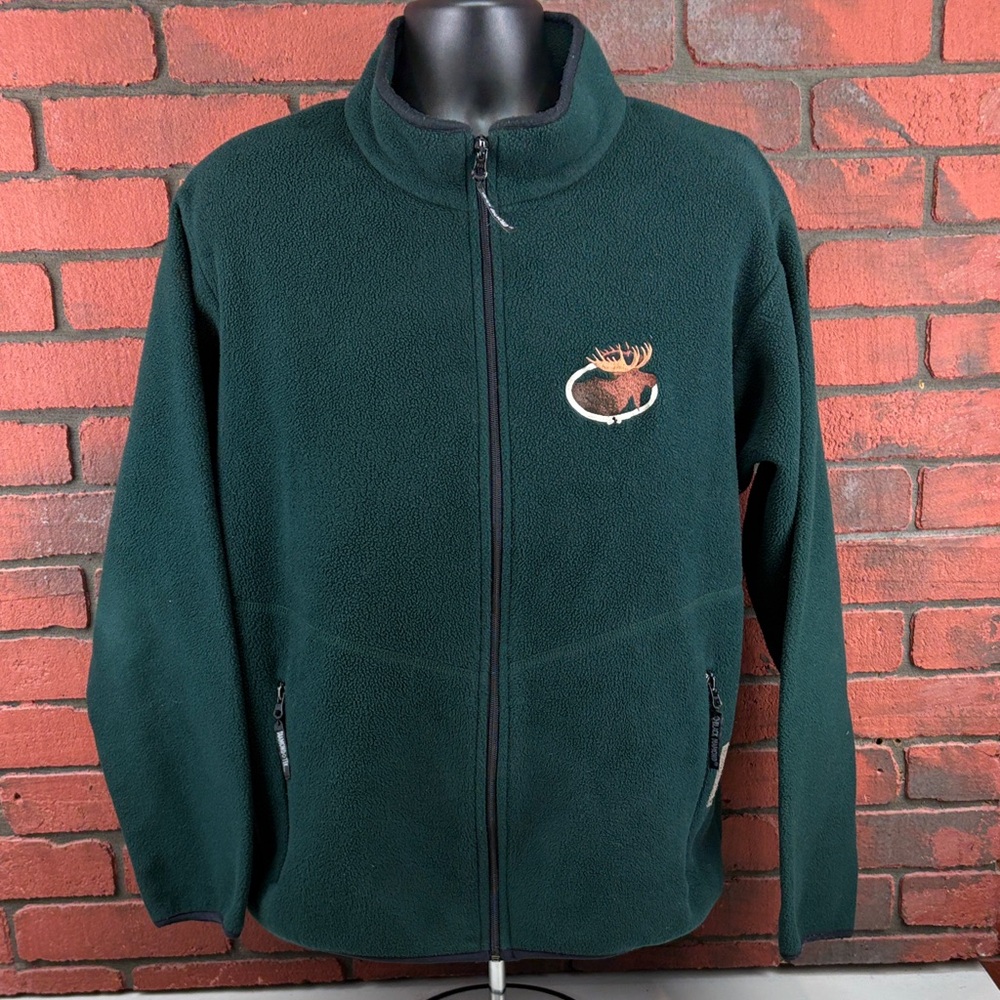 Black Diamond Sweatshirt Womens XL Green Full Zip Fleece
